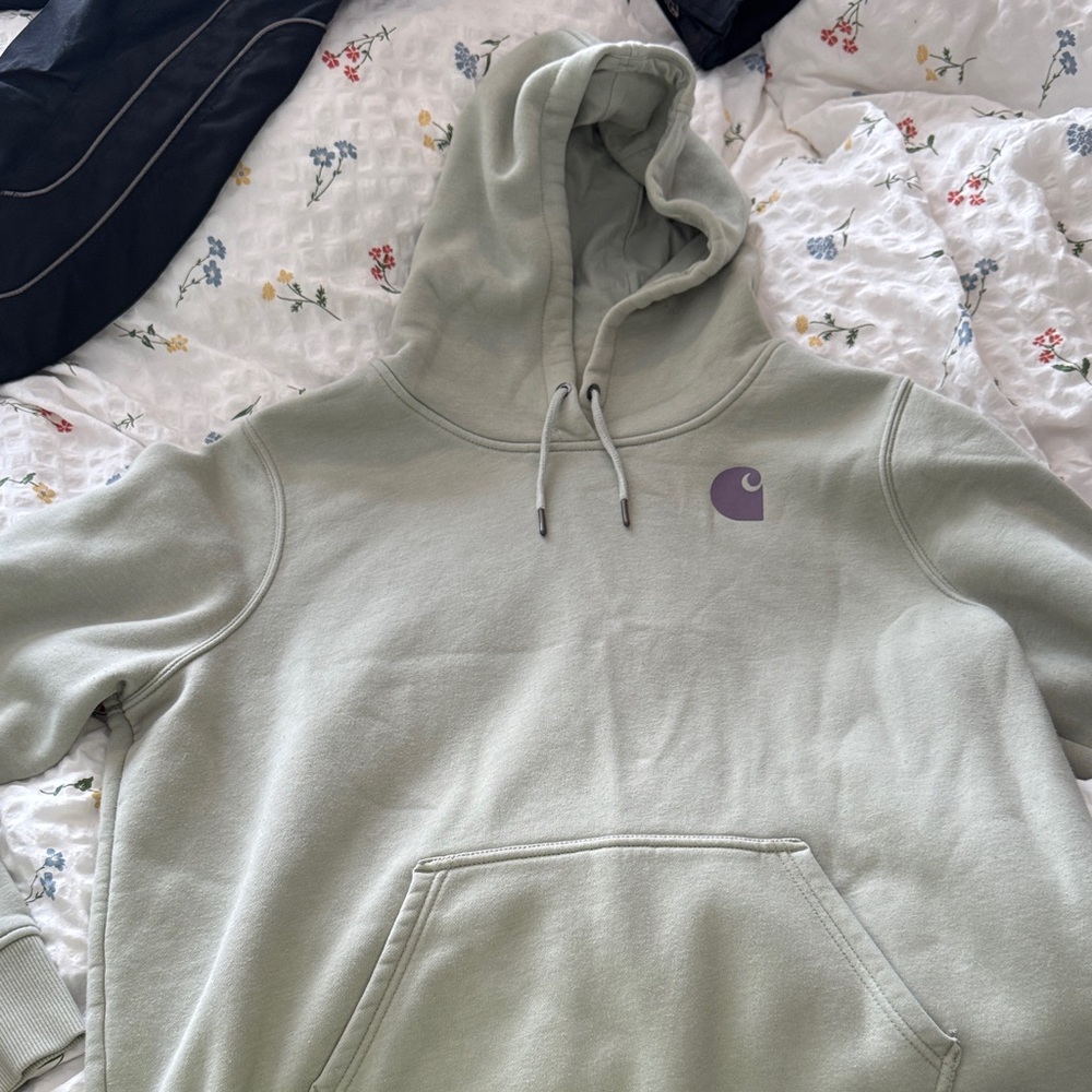 Carhartt Light Green Pullover Hoodie